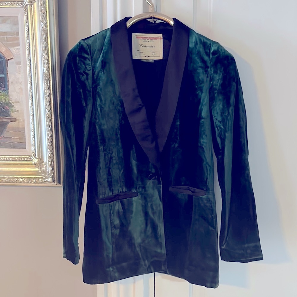 Cartonnier Velvet Blazer